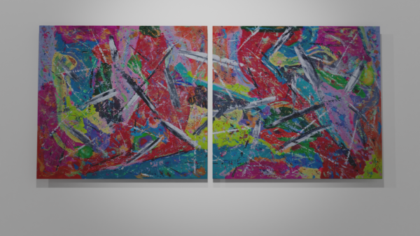 'Sofa #2'  one of two (diptych)..................."SOLD" - Image 2