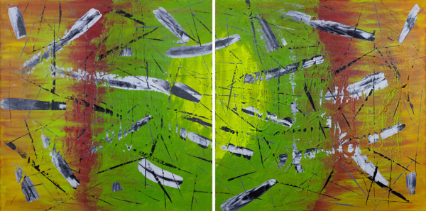 'Flight of the fire Weasel #1 & 2' .........................."SOLD"