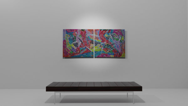 'Sofa #2'  one of two (diptych)..................."SOLD" - Image 3