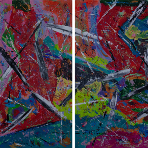 'Sofa #2'  one of two (diptych)..................."SOLD"